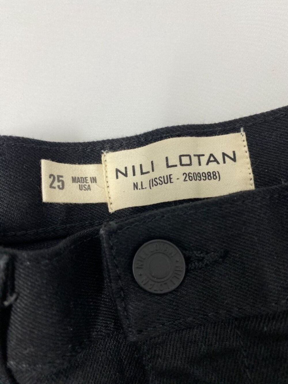Nili Lotan Shon Black Jeans 25 - Picture 9 of 13